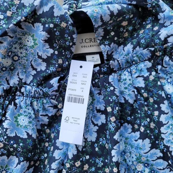 New! J. Crew size 8 Collection Halter Cutout Dress in Ratti Pacific Paisley NWT - Picture 8 of 15